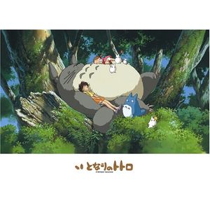 500-piece jigsaw puzzle My Neighbor Totoro Totoro and take a nap (38x53cm)