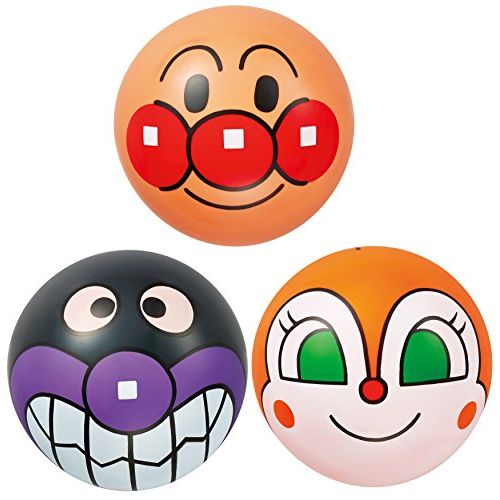 Anpanman face ball No. 3 (3 pieces)