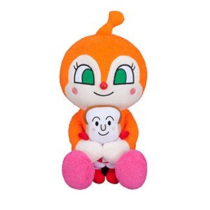 Anpanman Love Cuddle Plush Toy Dokin-chan and Shokupanman Plush Toy
