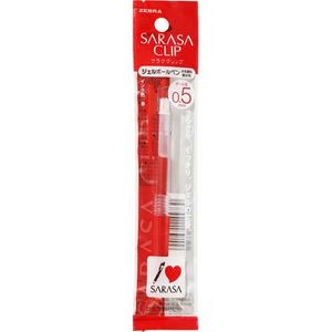 Zebra aqueous ballpoint pen Sarasa clip 0.5 P-JJ15-R red