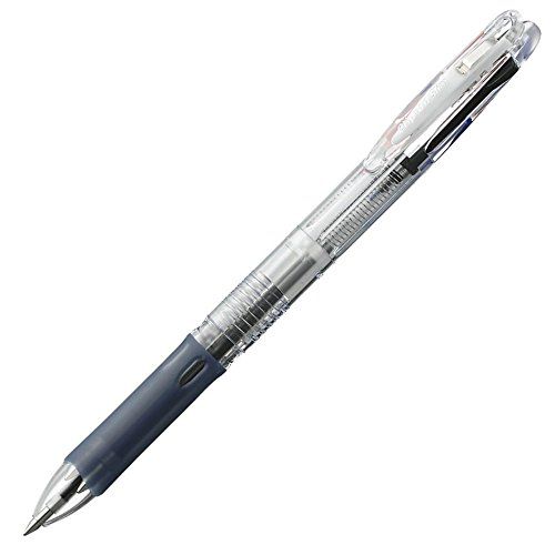 Zebra three-color oil-based ballpoint pen clip-on Slim 3C P-B3A5-C transparent