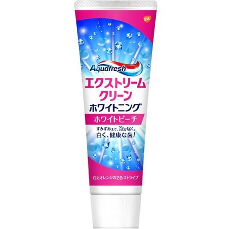 アクアフレッシュ エクストリームクリーン ホワイトニング ホワイトピーチ 140g