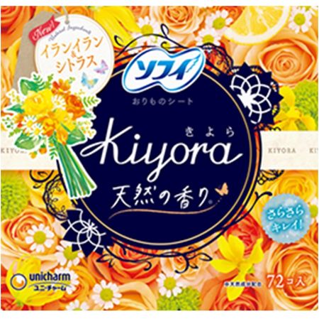 unicharm ソフィ kiyoraフレグララグジュアリー(72枚)