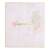 Midori PC Color Shikishi (Folded in Two) Lily Pattern Pink