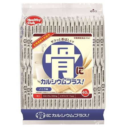 HAMADA濱田 骨頭補鈣 威化餅乾 40枚入