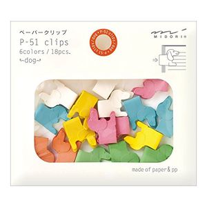 Midori P-51 Clips Dog Pattern 43297006