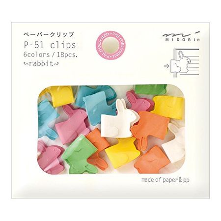 Midori P-51 Clips Rabbit Pattern 43299006