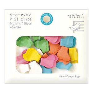 Midori P-51 Clips Bird Pattern 43302006