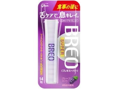 Glico BREO SUPER grape mint