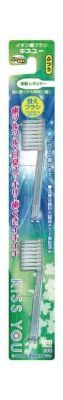 KISS YOU Ultra-Fine Regular Replacement Brush Head (Medium)