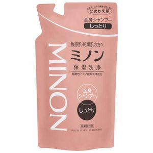 MINON 敏感肌全身洗髮沐浴乳 (保濕型) 補充包 380ml