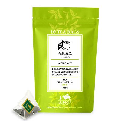 Rupishia white peach green tea - tea bag 10 packs included