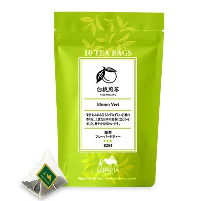 LUPICIA白桃煎茶 - 茶包 10个装