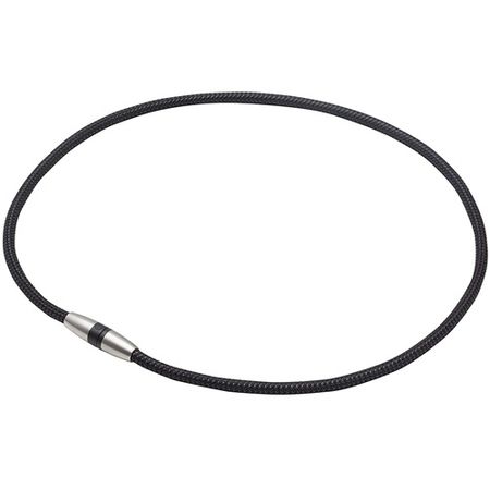 Rakuwa Magnetic Titanium Necklace Metal Black 45cm
