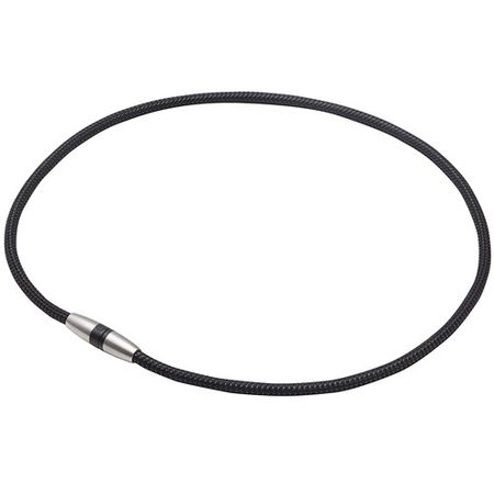 Rakuwa Magnetic Titanium Necklace Metal Black 50cm
