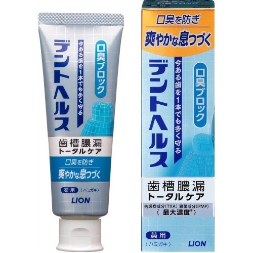 デントヘルス薬用ハミガキ口臭ブロック 85g