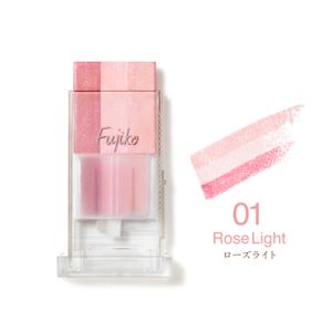 Fujiko Chalk Cheek 01 Rose Light