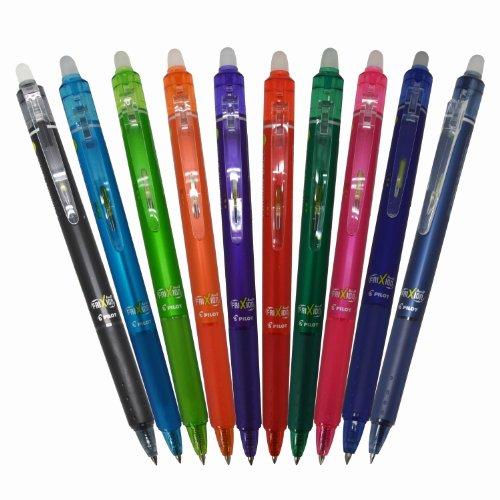 Pilot 百樂文具 Pilot Frixion 原子筆 LFBK230EF10C 10色套裝