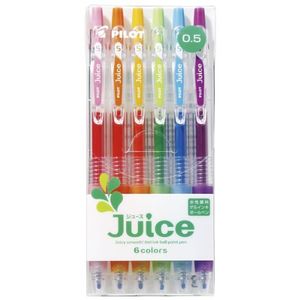 Pilot gel ballpoint pen juice 6 color set 0.5 LJU60EF-6C