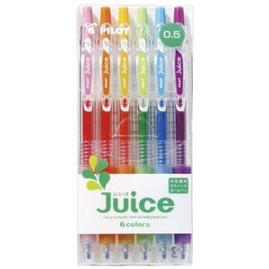 Pilot Gel Pen Juice 6 Color Set 0.5 LJU60EF-6C