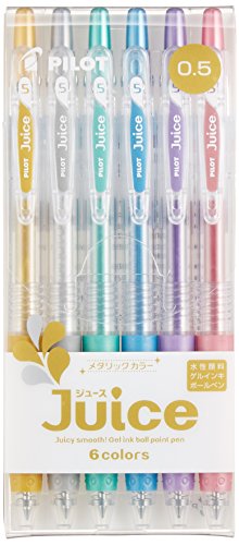 Pilot 百樂文具 百樂（PILOT）果汁系列凝膠墨水筆 LJU-60EF-6CM 0.5mm 6色組
