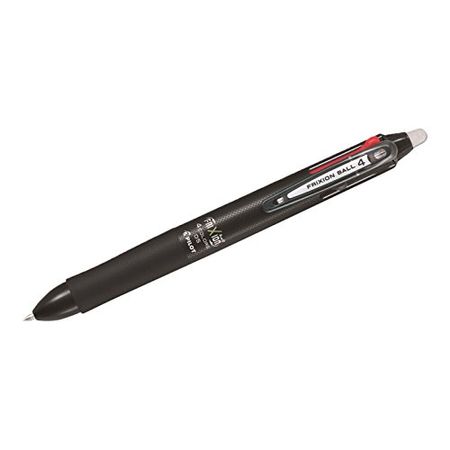 パイロット 4色ボールペン フリクションボール4 LKFB-80EF-B 0.5mm ブラック