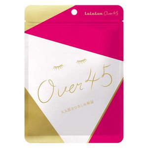 Rururun face mask Over45 Camellia Pink (tightening moisturizing type) 7 pieces
