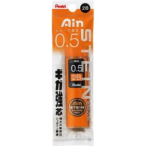 PENTEL包尖锐铅笔芯更换Ain的吸湿芯替代品斯坦0.5毫米2B XC275-2B
