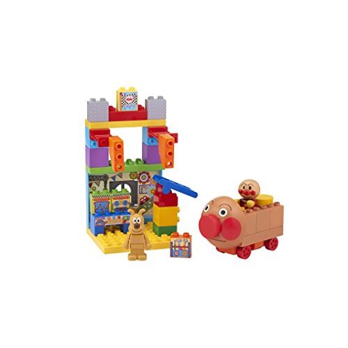 Let's make block lab Anpanman! Anpanman Tsuyoshi and the eccentric Vehicles block set