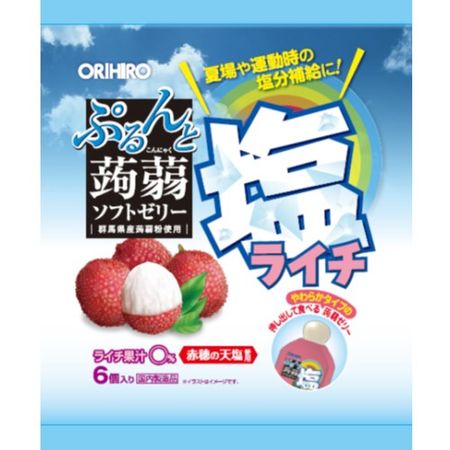 Puru do and konjac jelly pouch salt lychee six