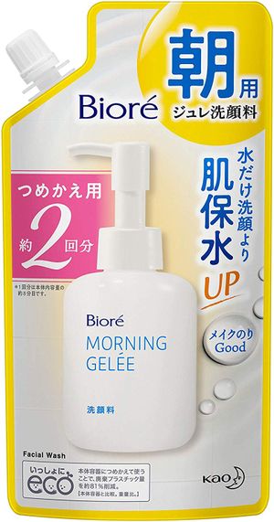 Biore晨間果凍潔面乳 [2 次補充裝] 160ml