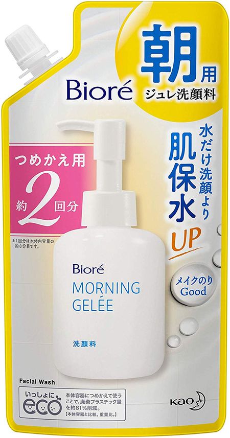 Biore晨間果凍潔面乳 [2 次補充裝] 160ml