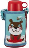 Tiger Water Bottle 600ml Direct Drinking Cup Included 2WAY Stainless Steel Bottle with Pouch Sahara Koropokkuru Annie MBR-C06G GA