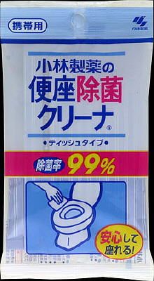 小林製薬 便座除菌クリーナ 流せるティッシュタイプ 携帯用 10枚