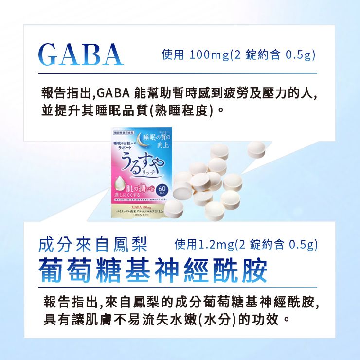 Reed Health Care GABA助眠美肌錠 60粒