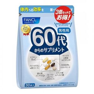 FANCL 60代男性综合营养维他命补充丸 30包×3