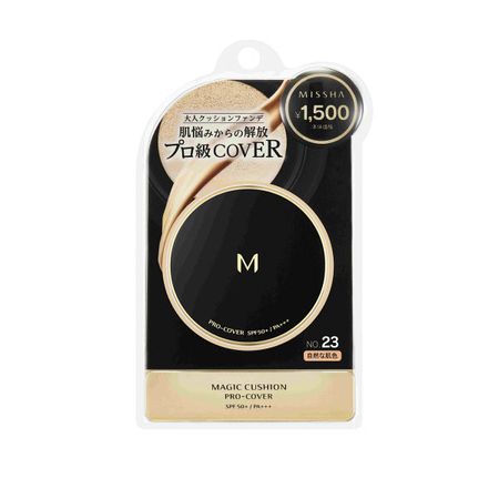 MISSHA 气垫粉底液 专业遮瑕 23号 (自然肤色) SPF50+ PA+++ 15g