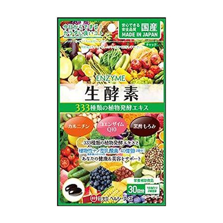 Minami Healthy Foods 生酵素 333 30 天用量（60 粒胶囊）