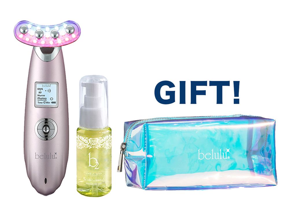 【新品未使用】　belulu 美ルル　美顔器 belulu 美顔器 たるみ EMS 振動 美ルル リバース : ヤンコム - 通販