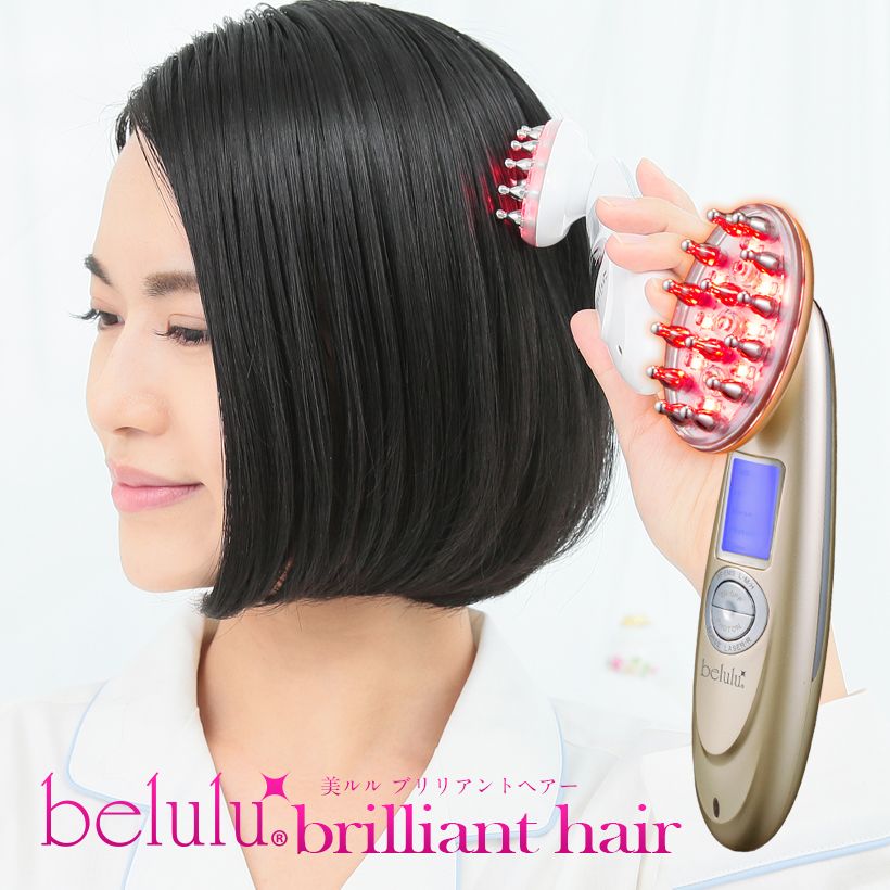 belulu Brilliant Hair Scalp Care Machine Gloss Gold ｜ DOKODEMO