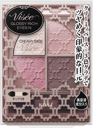 Visee Richer glossy rich Eyes N PK-4 (mauve pink)