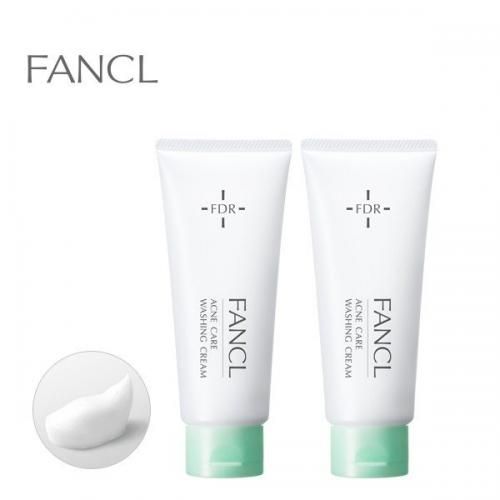 FANCL Acne Care Washing Cream (Medicated Quasi-Drug) 90g × 2 tubes