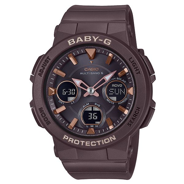 CASIO BABY-G BGA-2510-5AJF]观看太阳射电世界六个站