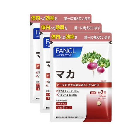 FANCL 마카 약 90일분(특가 3팩 세트)(90정)×3