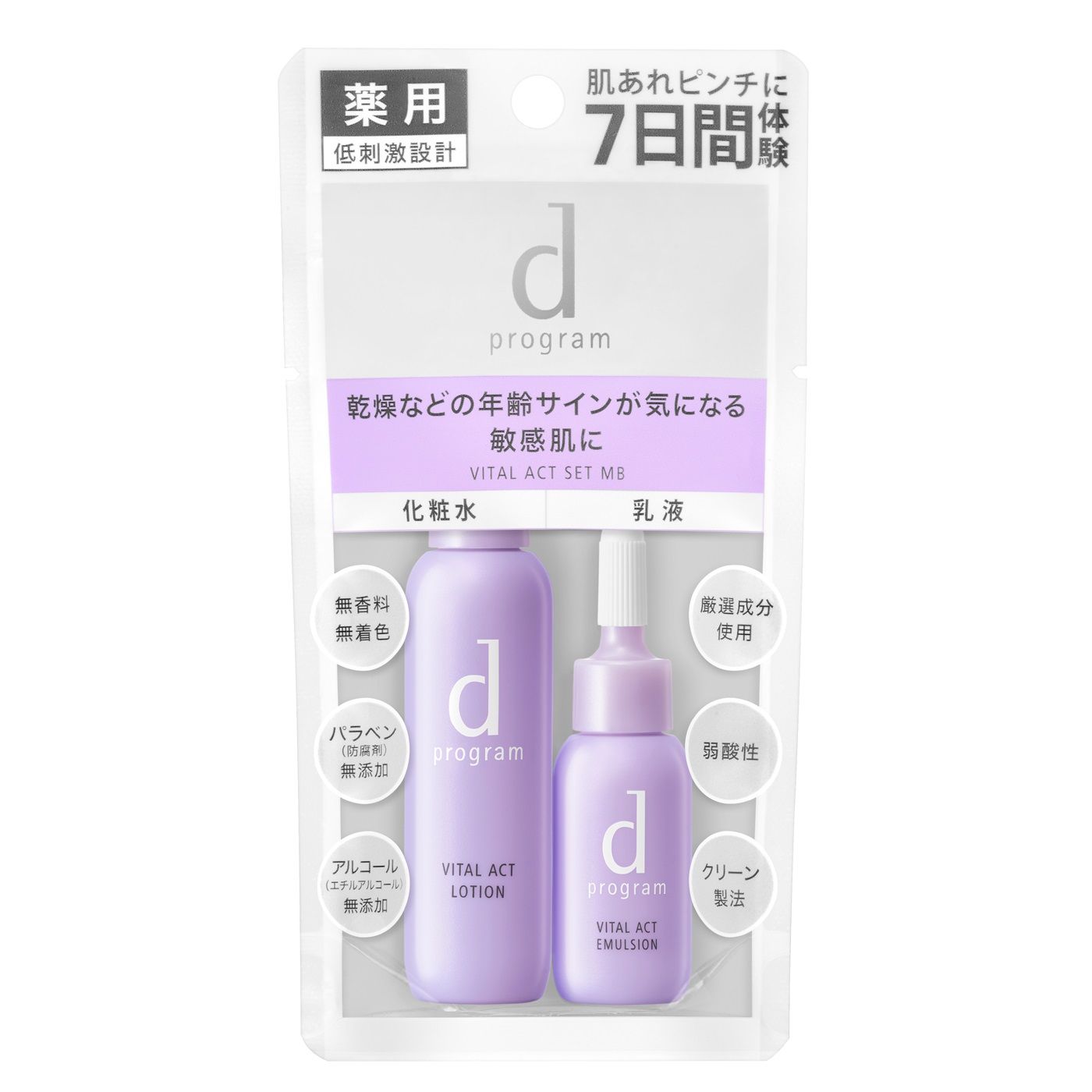 SHISEIDO dprogram VITAL ACT SET MB