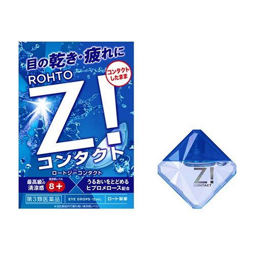 樂敦製藥 勁Z! 眼藥水 隱形眼鏡適用款 12ml【第3類醫藥品】