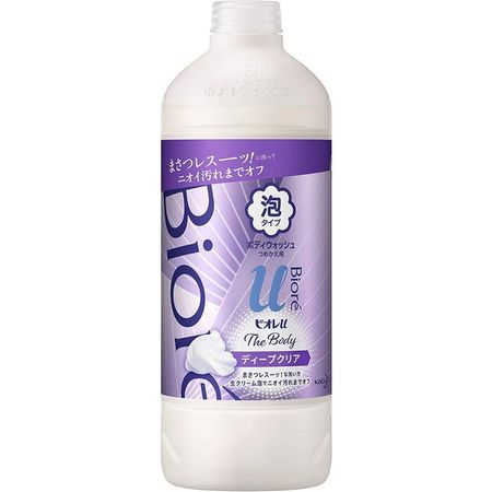 비오레u 더 바디 폼 타입 딥 클리어 [리필용 450ml]