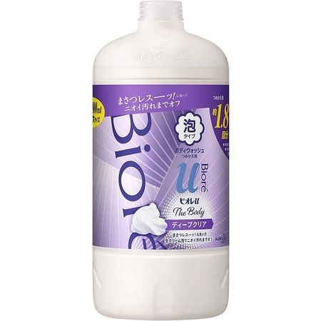 碧柔u THE BODY 泡沫型深層清潔沐浴乳【補充包 800ml】