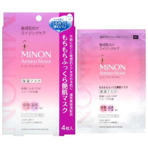第一三共健康護理 MINON Amino Moist (蜜濃) MINON 胺基酸保濕耐嚼、豐潤、光澤肌膚面膜