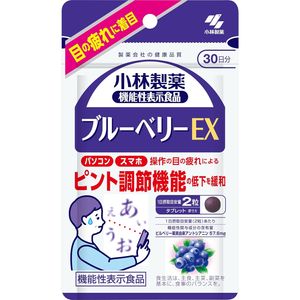 코바야시 제약 의 기능성 표시 식품 블루베리 EX 60 알갱이